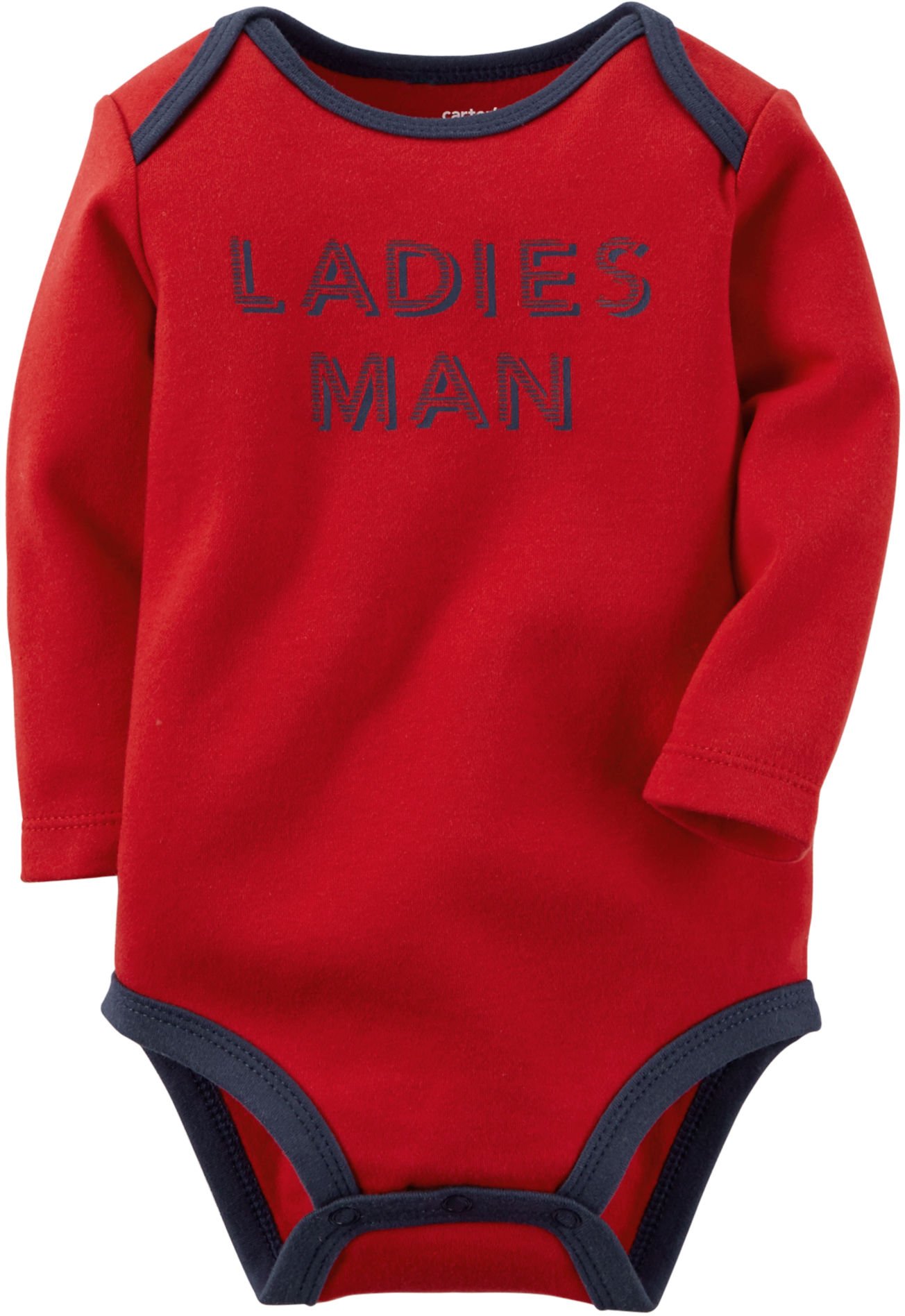 Carters Baby Boys Long Sleeve Bodysuit - Soft Cotton Onesie for Newborns & Infants - Perfect for Playtime, Family Photos & Everyday Comfort