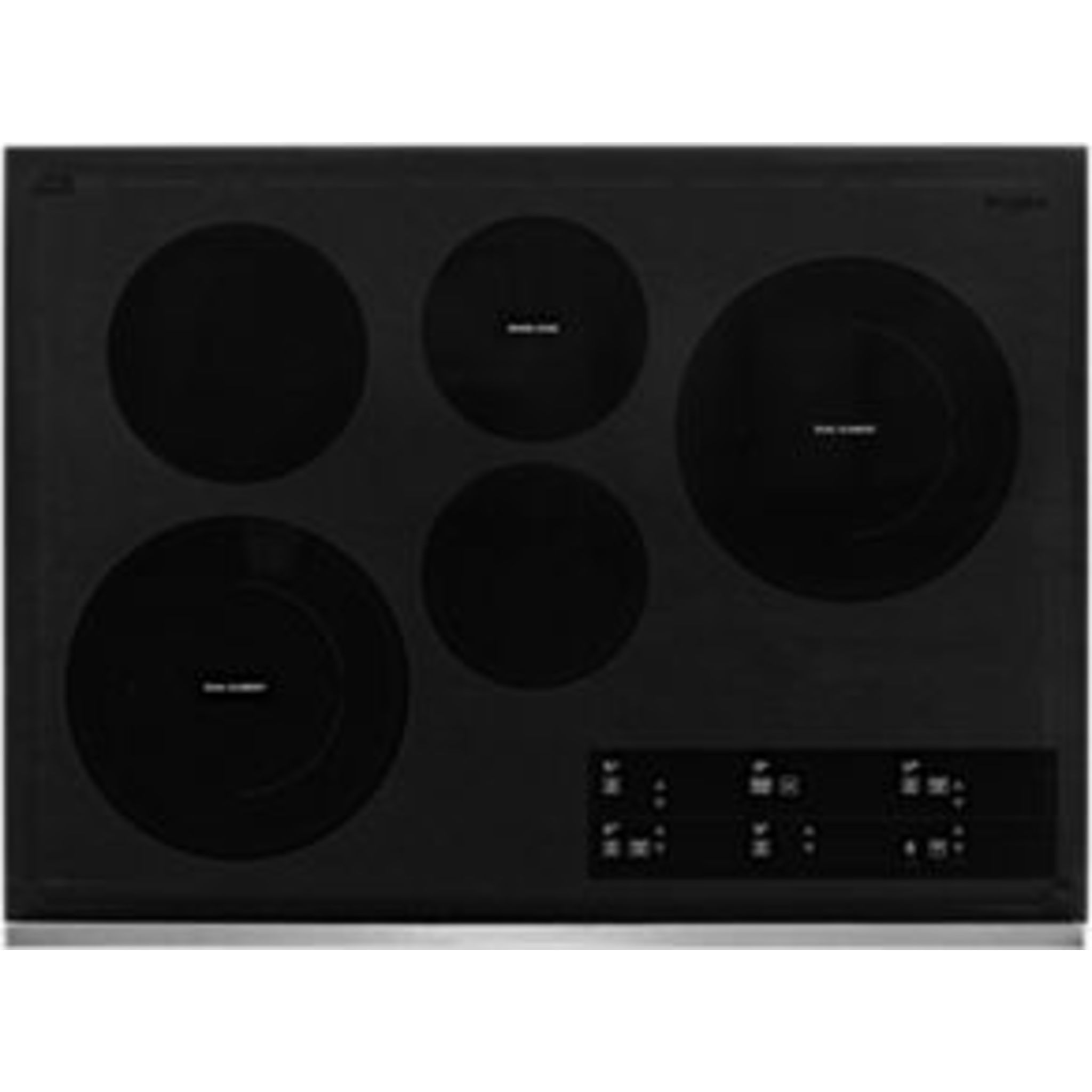 Whirlpool 30-Inch Electric Cooktop (Model WCE97US0KS) - Stainless Steel Gas Stove Top for Modern Kitchens | Perfect for Home Cooking, Baking & Entertaining