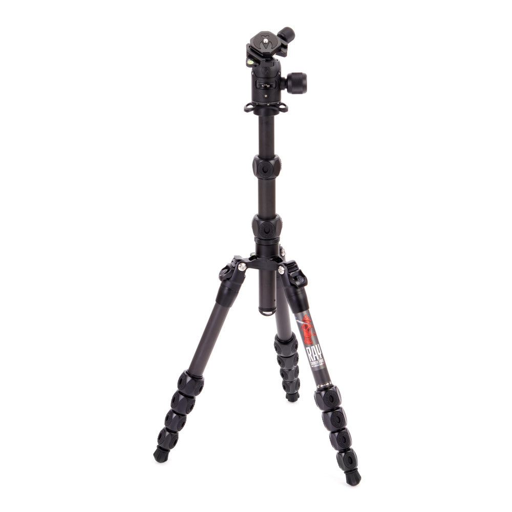 Legends Ray Carbon Fiber Tripod System with AirHed VU Attachment - Professional Camera Support for Outdoor Photography & Videography