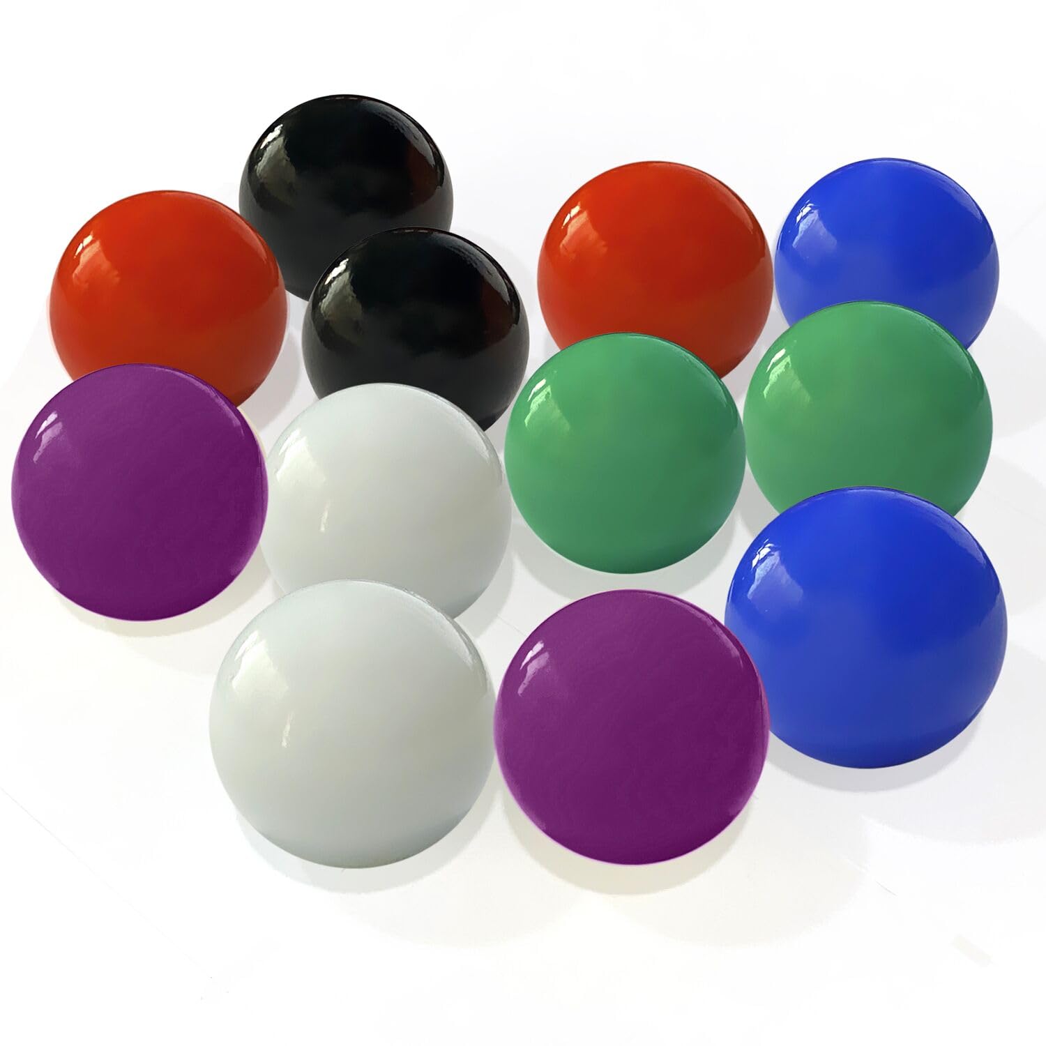 60 Pcs Multicolor Acrylic Glass Marbles - Bulk 0.63 Inch Marbles for Kids Games, DIY Crafts, Home Decor & Sensory Play - Perfect for Marble Runs, Board Games & Educational Activities