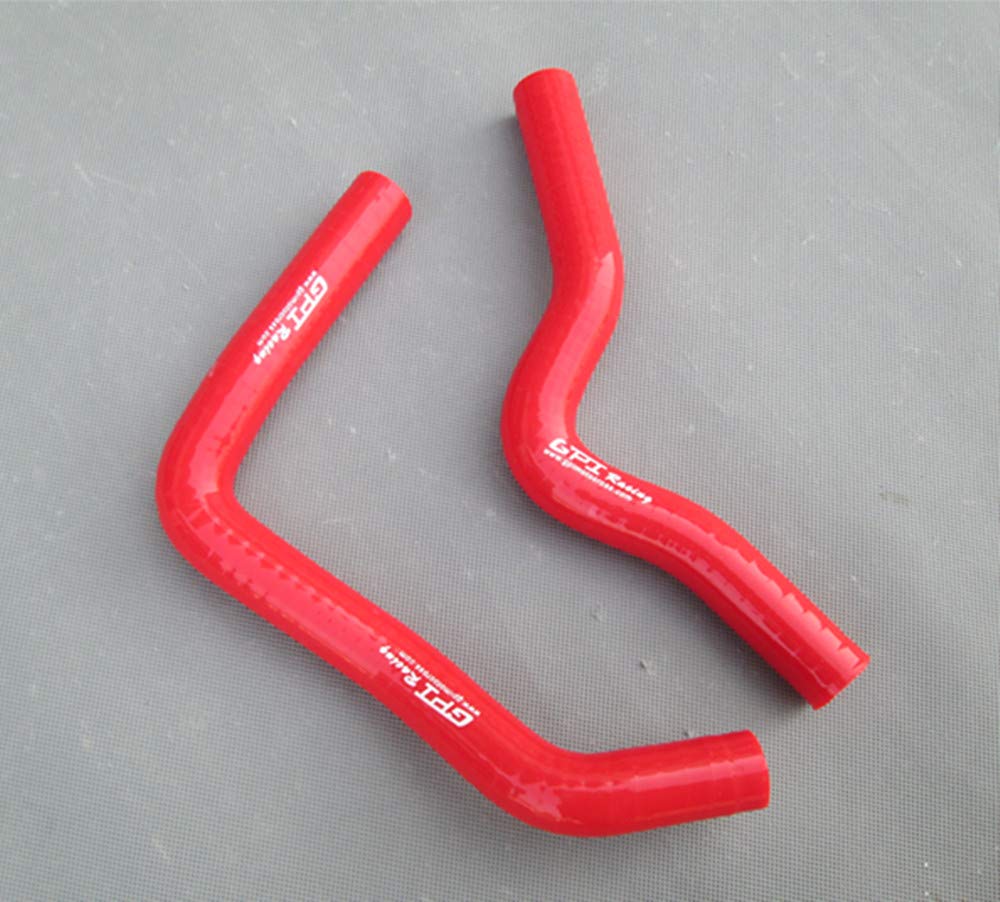 Suzuki RM85 RM 85 2002-2015 Aluminum Radiator & Hose Kit (Red) - High-Performance Cooling Upgrade for Dirt Bike & Off-Road Racing