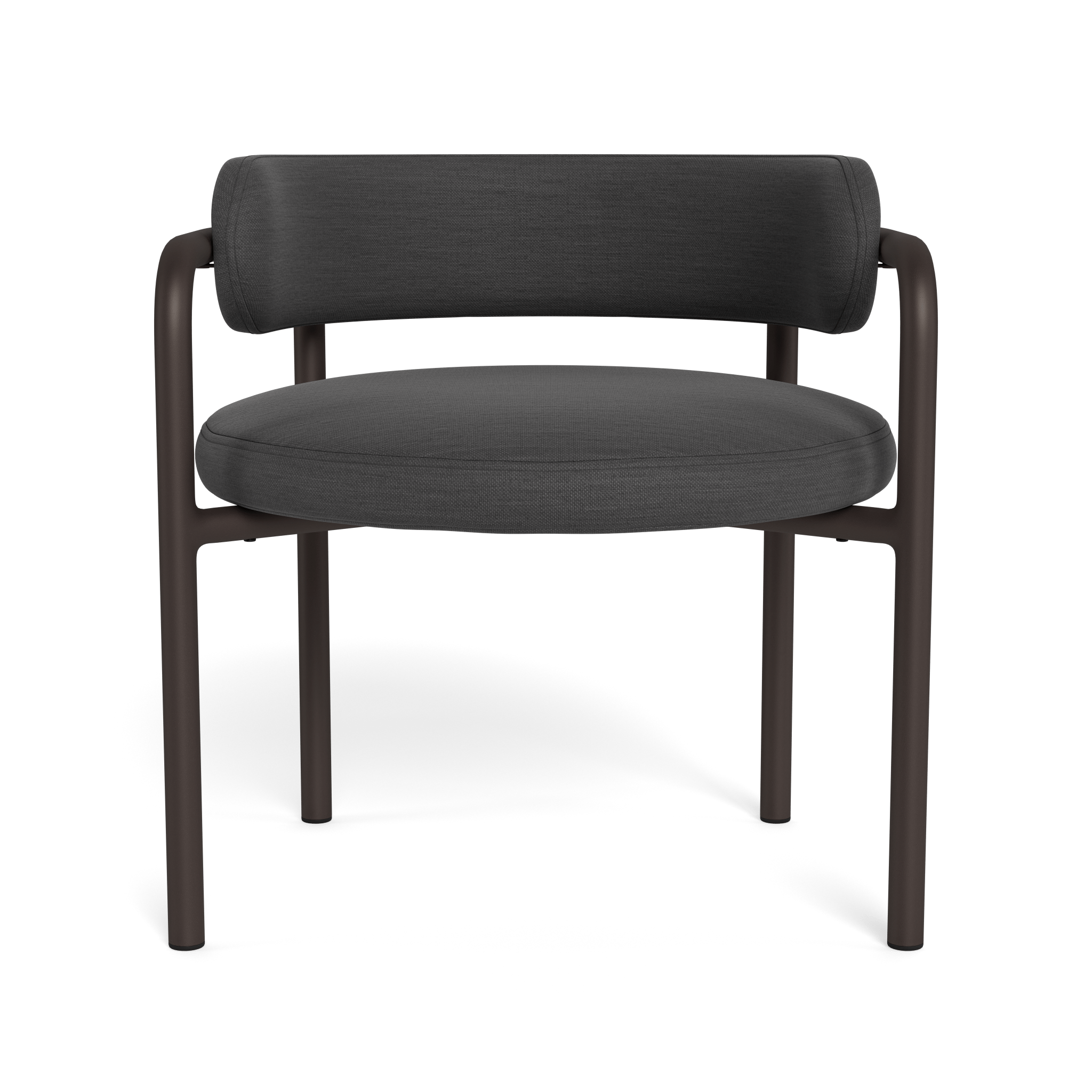Porto Aluminum Club Chair - Lightweight Outdoor Patio Furniture for Garden, Poolside & Deck - Modern All-Weather Lounge Chair with Cushion (Optional) - Perfect for Relaxing, Sunbathing & Entertaining Guests