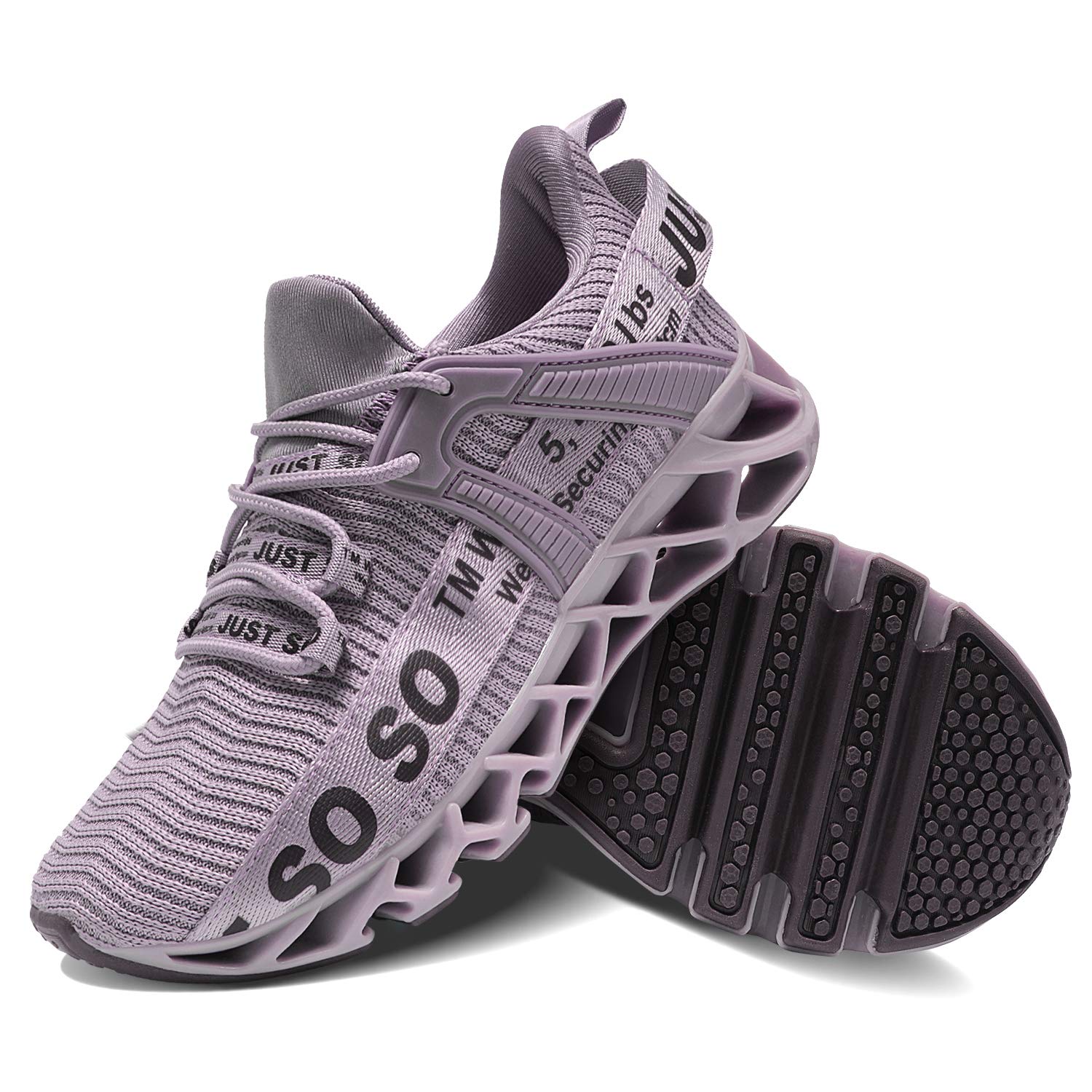 UMYOGO Women's Running Shoes - Non Slip Athletic Tennis Walking Sneakers with Blade Sole Design | Lightweight Comfort for Jogging, Gym Workouts & Daily Wear