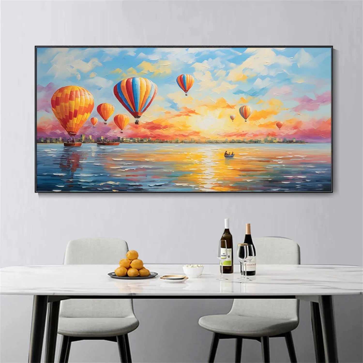 Ocean And Sky Painting #OS 167 - Stunning Seascape Wall Art for Home & Office Decor - Perfect for Living Room, Bedroom or Beach House
