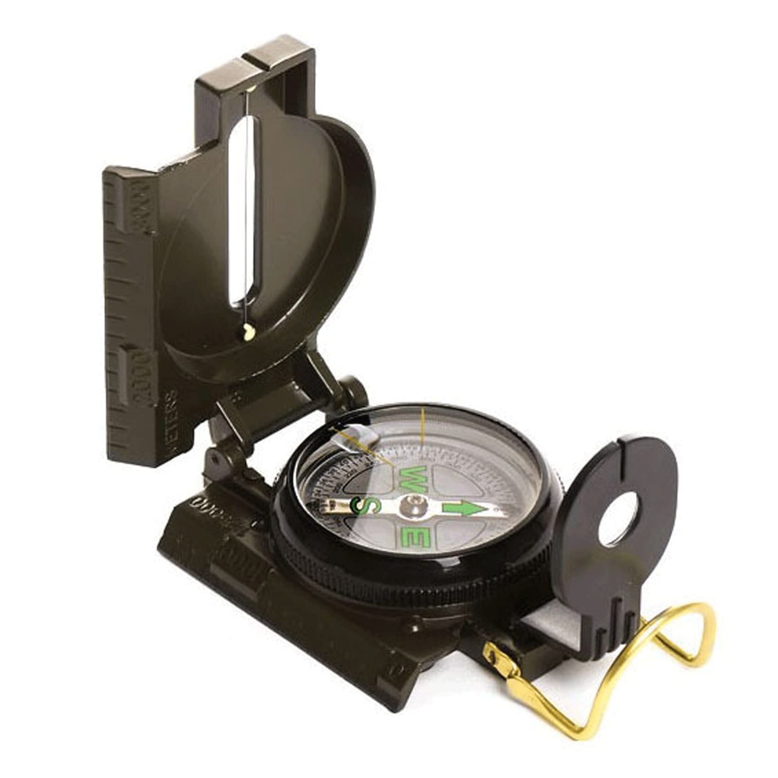 MuslimStreet Sighting Compass - Waterproof & Shockproof Survival Compass for Backpacking, Hiking, Camping - Includes Carry Bag - Perfect for Outdoor Adventures, Navigation & Emergency Situations