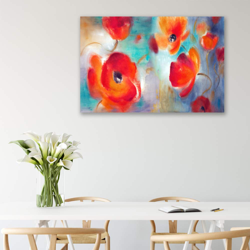 Wall26 Canvas Wall Art - Stunning Flower Giclee Painting for Bedroom, Living Room, Home Decor - 16x24 Inches - Perfect for Modern, Farmhouse & Boho Interior Design
