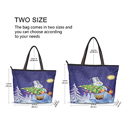 Snowman Tote