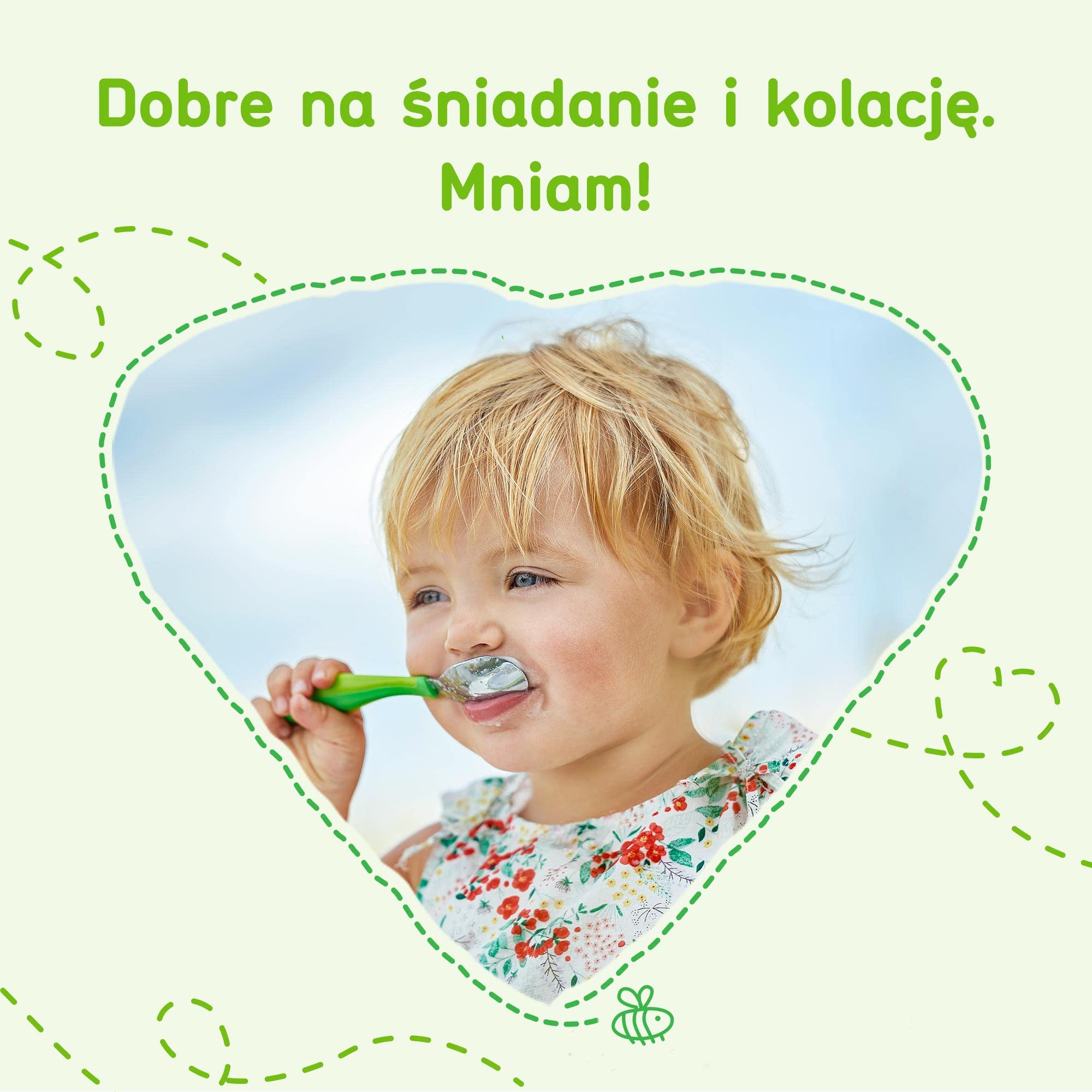 Organic Bobovita Milk & Rice Baby Cereal with Bananas - 230g (8.1oz) | Easy-to-Digest First Food for Infants 4+ Months | Ideal for Weaning, Breakfast & On-the-Go Feeding