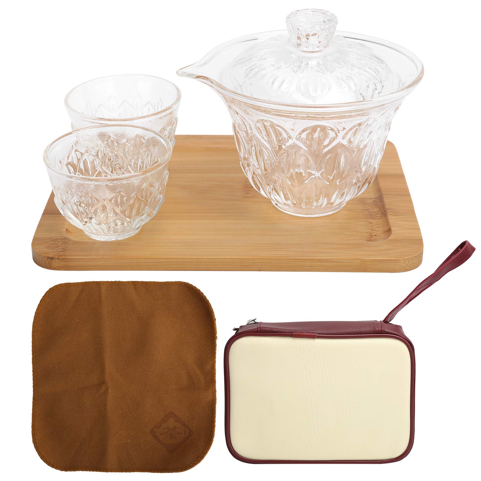 Premium Borosilicate Glass Tea Cup - Heat Resistant, High Hardness, Unique Design for Black Tea & Milk | Perfect for Home, Office & Tea Ceremonies