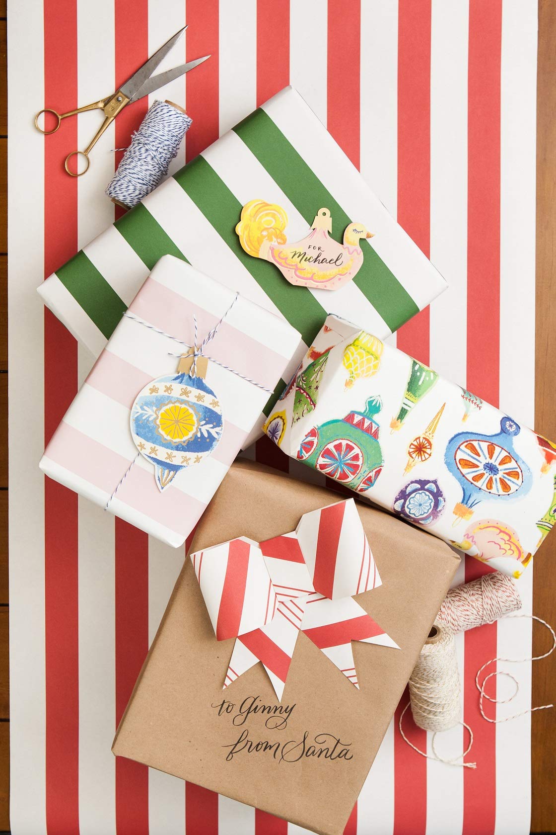 Hester and Cook Disposable Square Paper Placemats for Dining Table - 24 Pack Christmas Holiday Decorative Place Settings - Eco-Friendly American Made Placemats for Parties, Dinner & Holiday Decor
