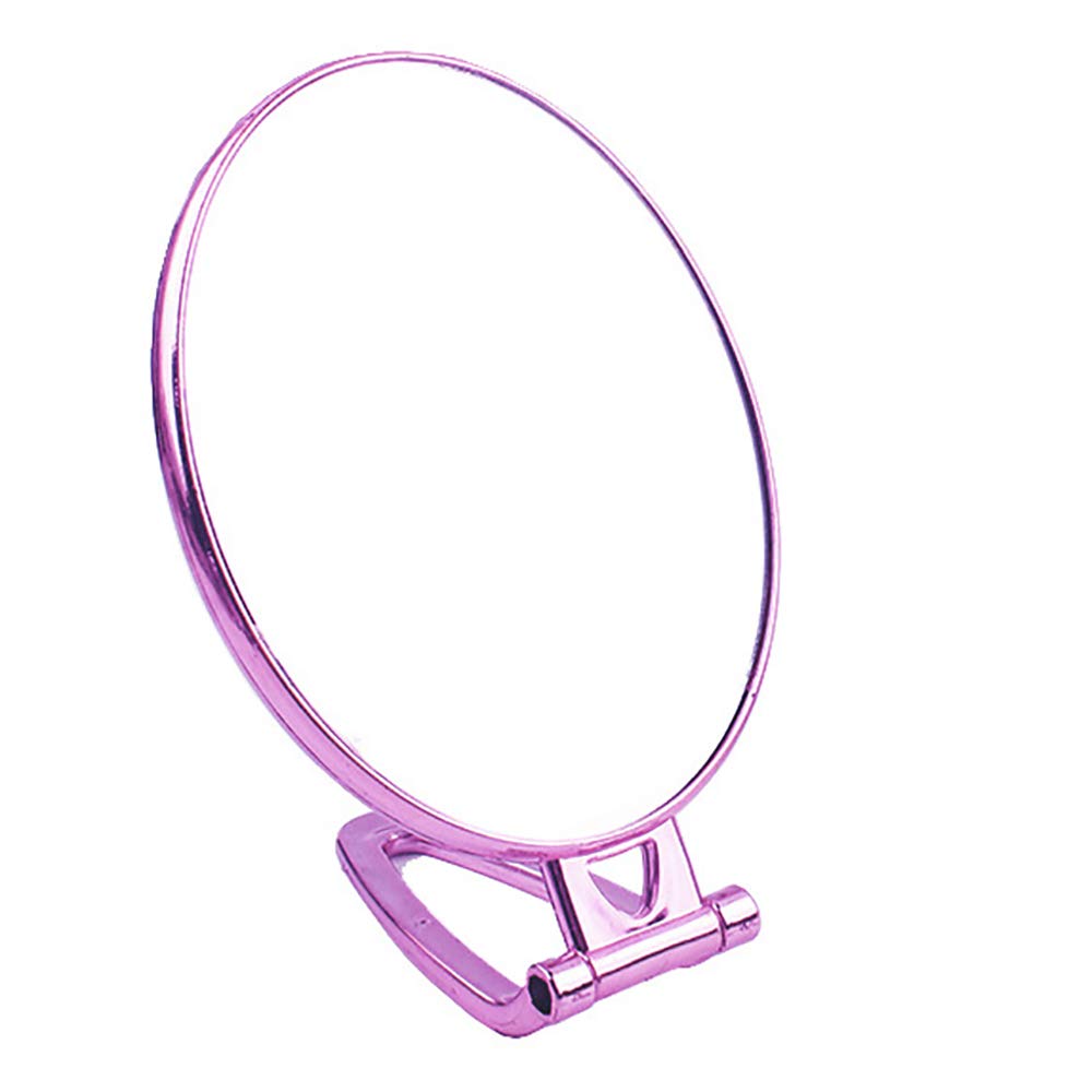 Double Sided Makeup Mirror with Magnifying - Rose Gold Vanity Mirror for Tabletop & Handheld Use - Perfect for Makeup Application, Skincare & Travel