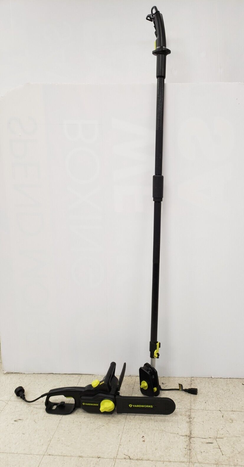Yardworks 054-5757 2-in-1 Chainsaw with Pole Attachment - Perfect for Tree Trimming, Pruning & Yard Maintenance