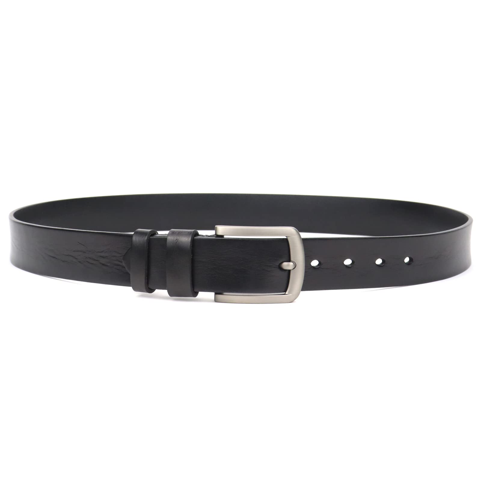 Genuine Leather Belt for Men - HORSE&TIGER Dress & Casual Belt for Jeans, Formal Wear & Office Attire | Premium Quality Leather Accessory for Everyday Use & Special Occasions