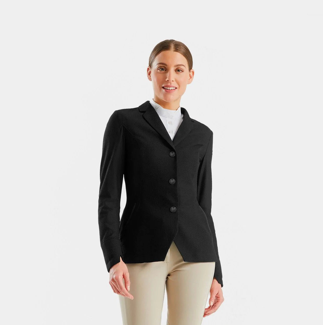 Horse Pilot Aeromesh Women's Competition Riding Coat - Lightweight & Breathable for Equestrian Show Jumping & Dressage