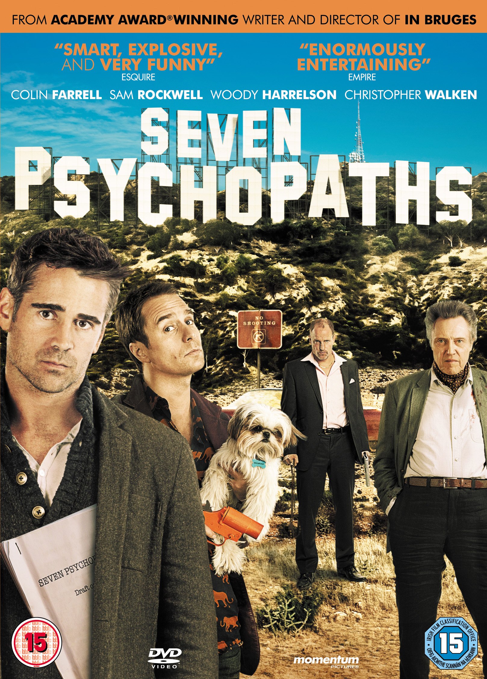 Seven Psychopaths [DVD] - Dark Comedy Crime Film - Perfect for Movie Nights & Collector's Editions
