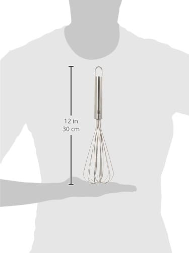 ZWILLING Pro 37160-025 Large Stainless Steel Whisk - Professional Grade Kitchen Whisk for Baking, Mixing & Whipping - Dishwasher Safe - Perfect for Chefs, Bakers & Home Cooking