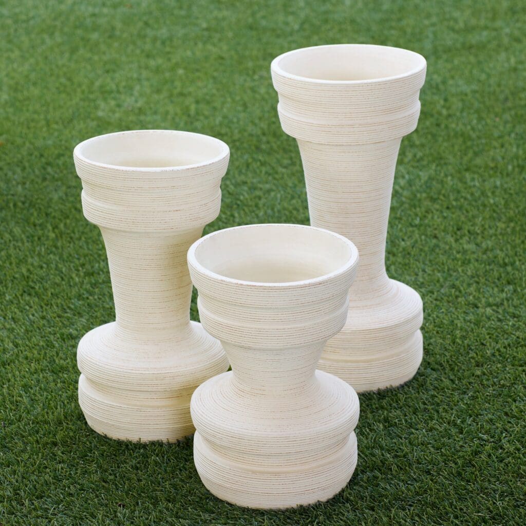 Cyan Design 11560 Taras Vase - White Medium Ceramic Home Decor for Living Room, Dining Table & Wedding Centerpiece