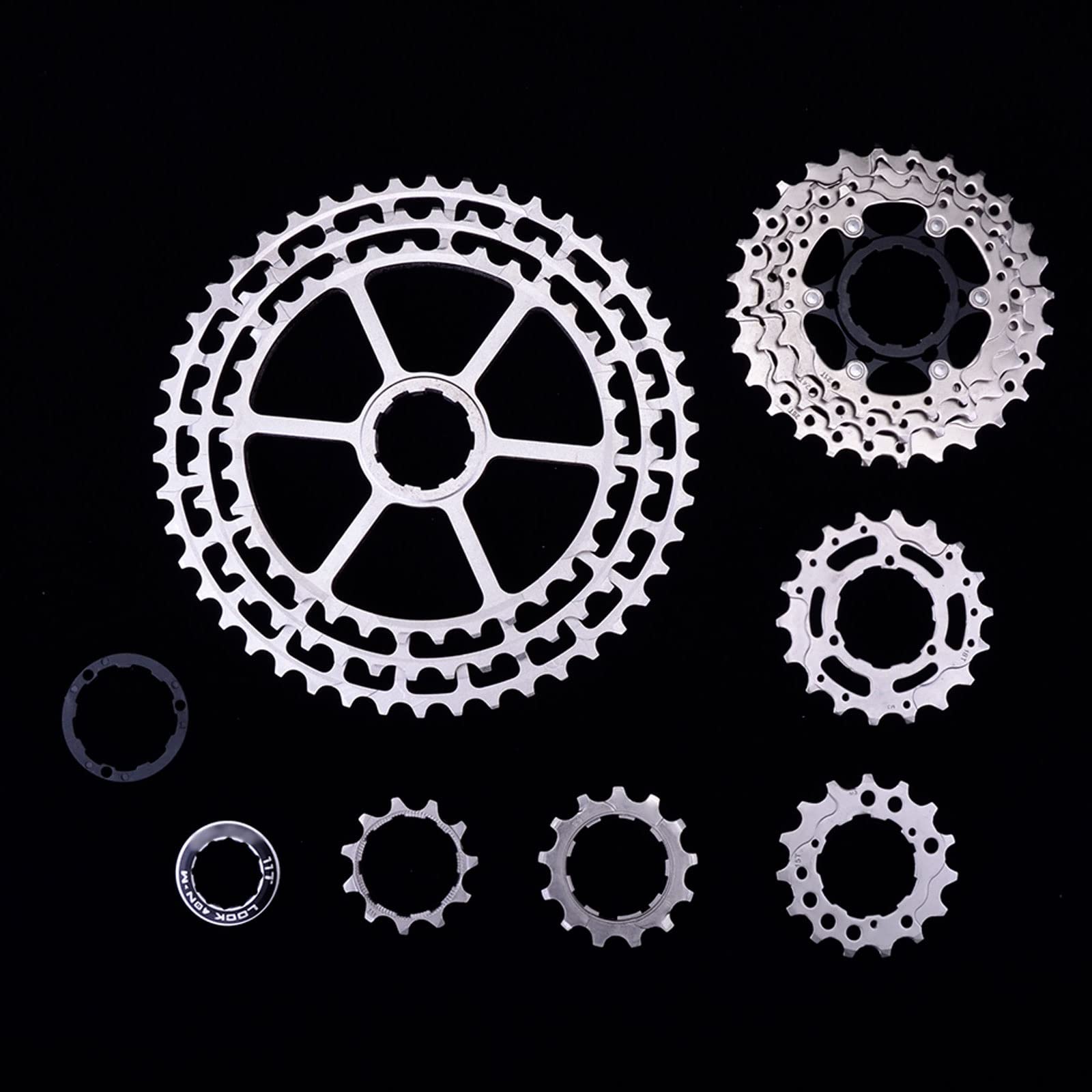 10/11/12 Speed Bicycle Freewheel - Lightweight Aluminum Alloy CNC Bike Cassette for Mountain Bikes - 10S 11-46T Anti-Chain Flywheel - Perfect for Trail Riding & Off-Road Cycling