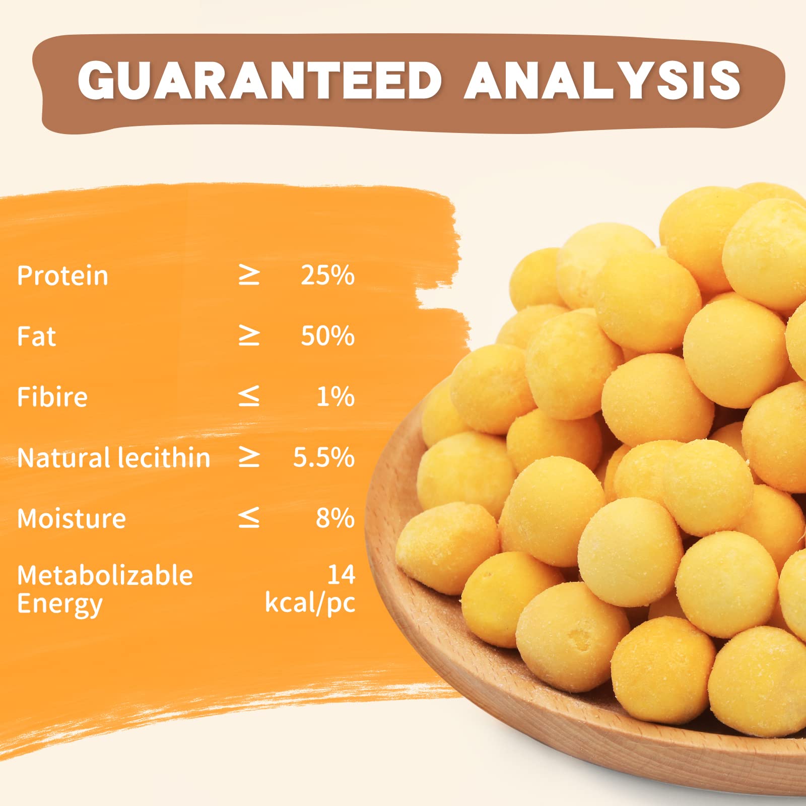 Freeze Dried Quail Egg Yolk Dog & Cat Treats - Limited Ingredient, Grain-Free, Healthy Training Snacks - 8.8oz for Small to Large Pets - Perfect for Reward, Obedience Training & Digestive Health