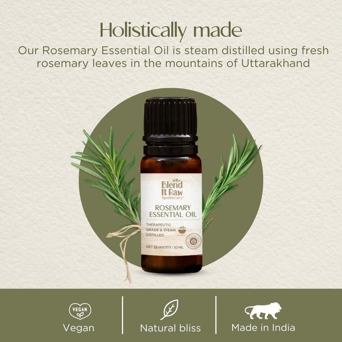 Organic Jojoba Oil & Rosemary Essential Oil Set - 50ml Jojoba + 10ml Rosemary for Hair Growth, Scalp Care & Natural Shine - Perfect for DIY Hair Treatments, Massage & Aromatherapy