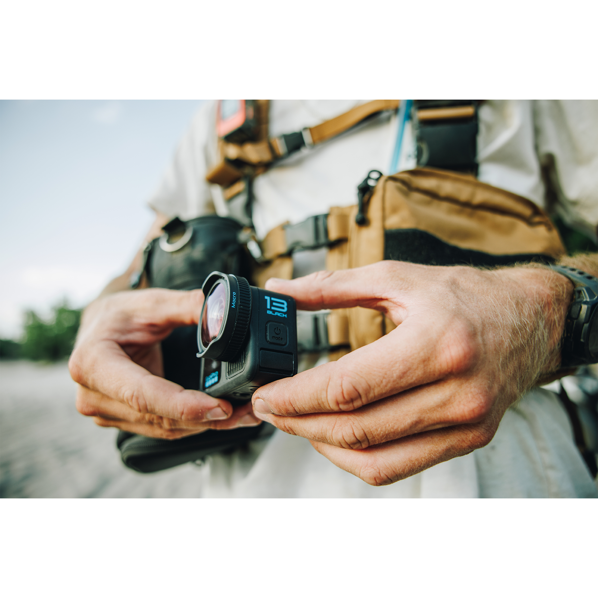 GoPro HB Series Macro Lens Mod for HERO13 Black - Close-Up Photography Accessory for Action Camera | Perfect for Underwater Shots, Nature Photography & Product Videography