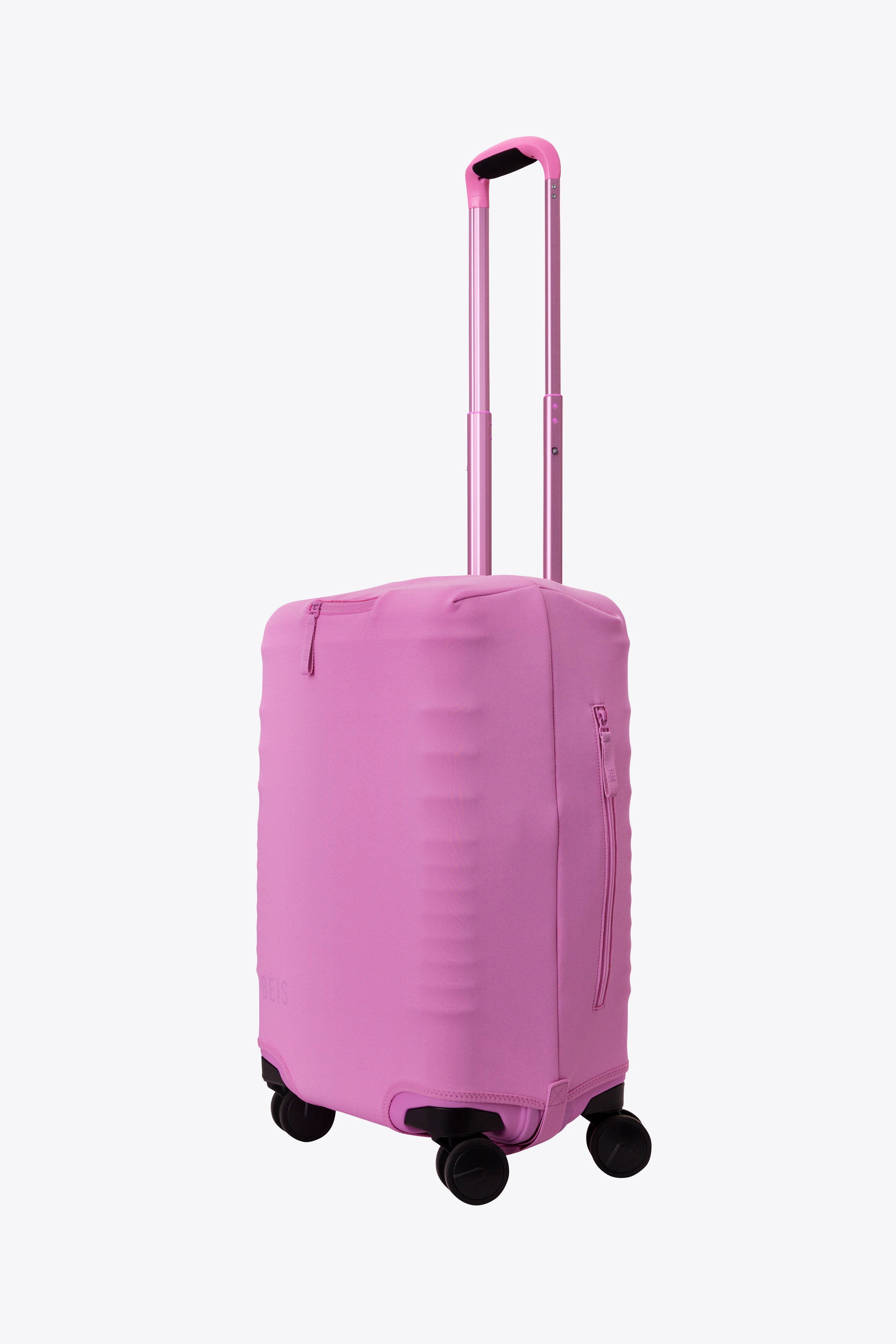 Berry Color Carry On Luggage Cover - Waterproof Protective Travel Bag for Airplane Suitcase - Perfect for Business Trips & Weekend Getaways