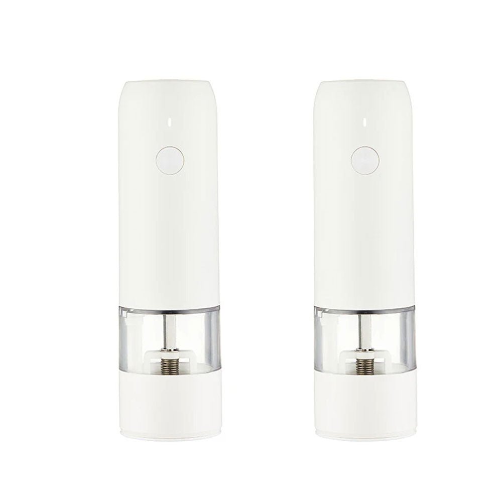 Premium Electric Salt and Pepper Grinder Set - Adjustable Coarseness, Battery Powered - Perfect for Kitchen, Dining Table & Outdoor BBQ
