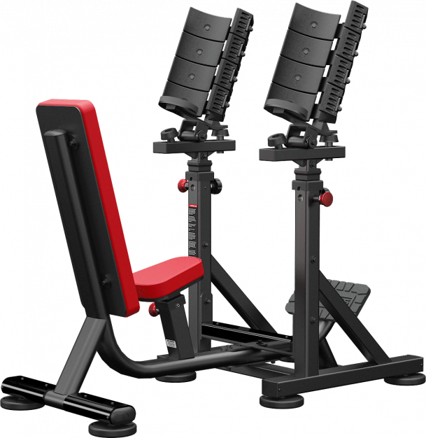 ATLANTIS Adjustable Straight Dumbbell Bench with Pivots - Perfect for Home Gym Strength Training & Weight Lifting Workouts