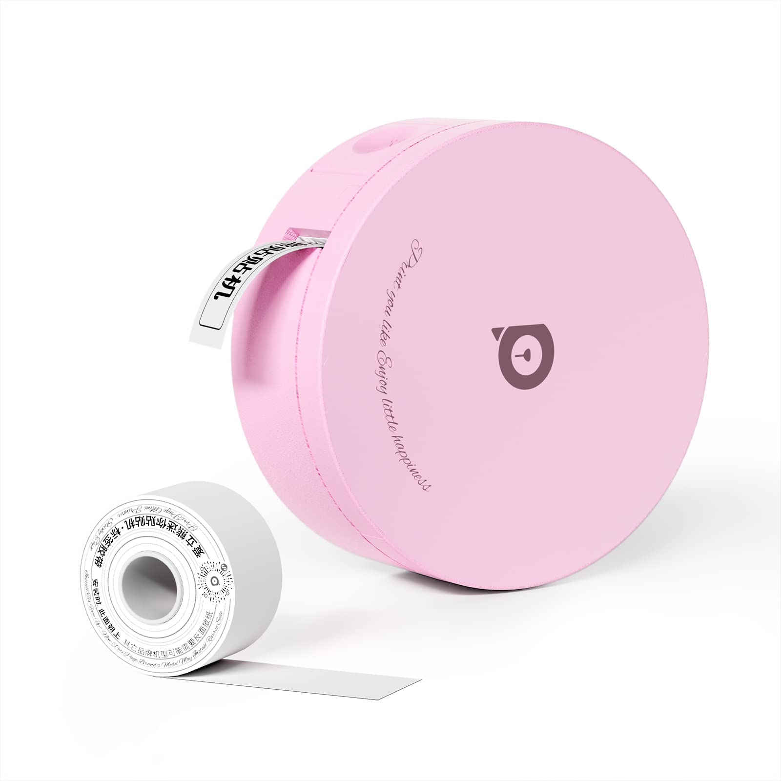 Portable Bluetooth Label Maker - Smart Handheld Mini Label Printer with Tape for iOS & Android - Rechargeable, Ink-Free Labeling Machine with Multiple Templates, Fonts & Icons (Pink) - Perfect for Home Organization, Office Filing & Retail Price Tagging