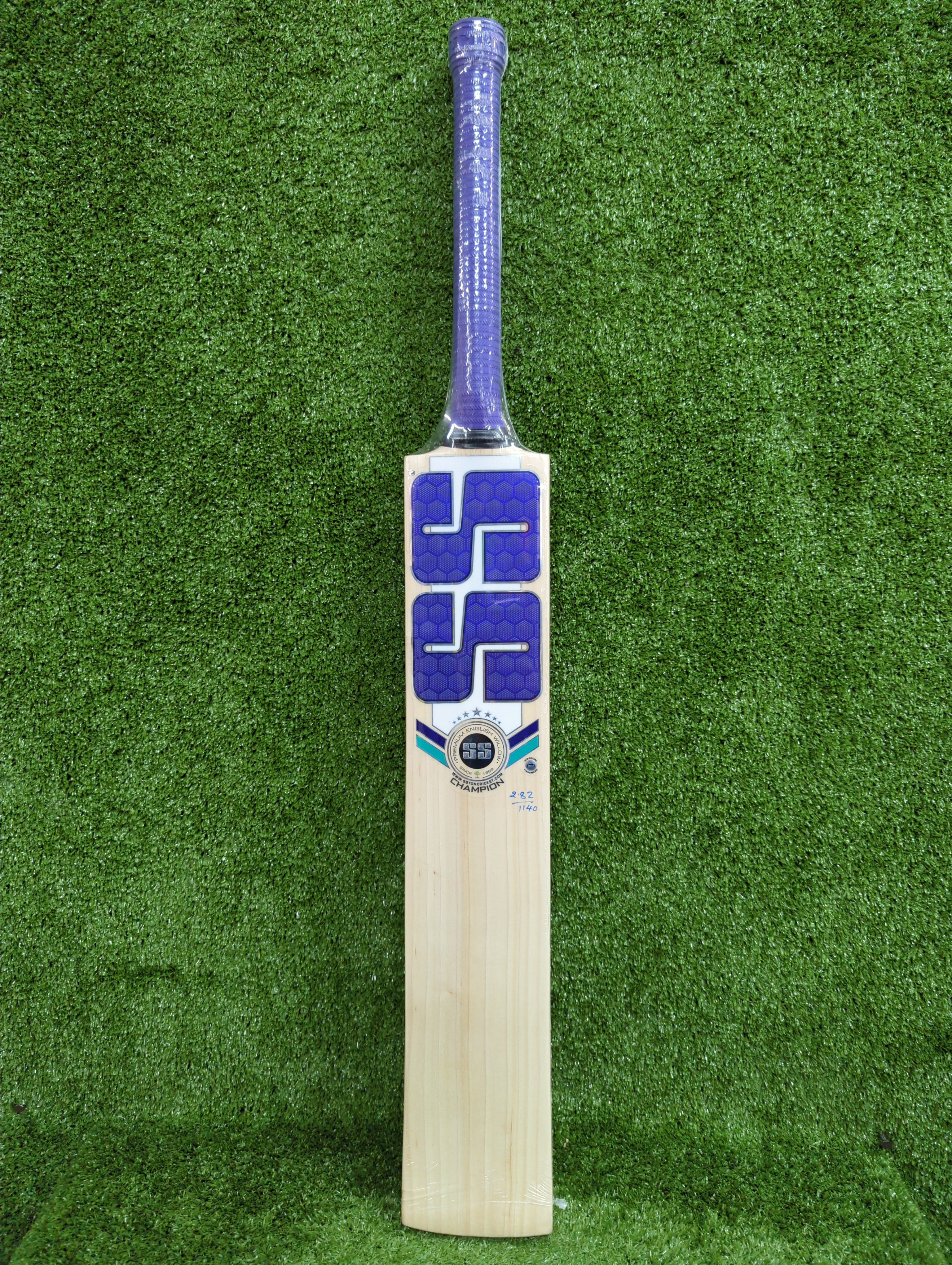 Premium SS Champion English Willow Cricket Bat for Professional Players - Perfect for Matches, Training, and Practice Sessions