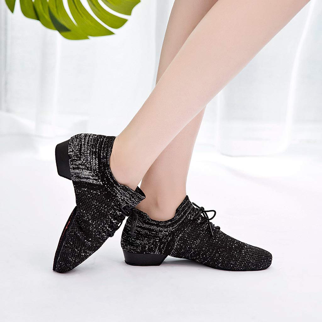 Women Men Standard Practice Social Dance Sneaker Beginner Ballroom Dancing Shoes 1