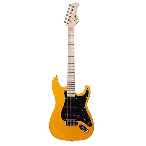 Stylish Electric Guitar Kit for Music Lovers - Black Pickguard & Orange Finish | Fast 3-7 Day Delivery | Perfect for Beginners, Live Performances & Home Practice