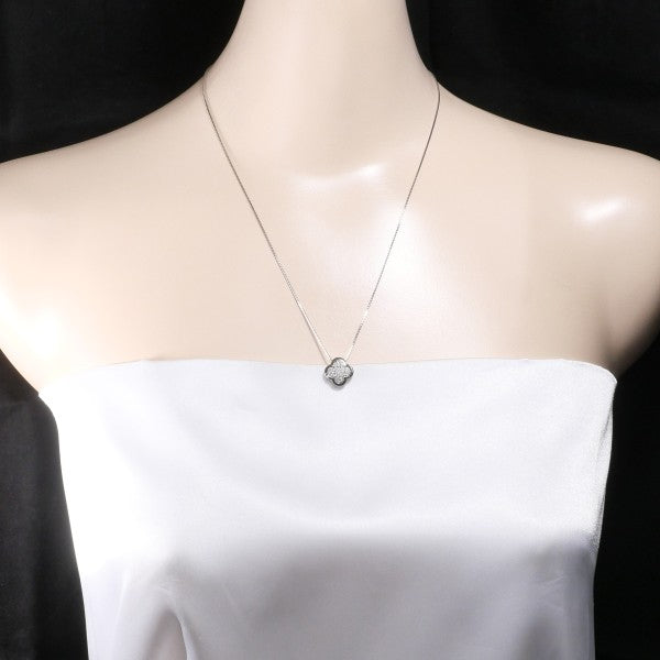 18K White Gold Diamond Necklace for Women - Elegant Pendant Jewelry Gift for Anniversary, Wedding & Special Occasions