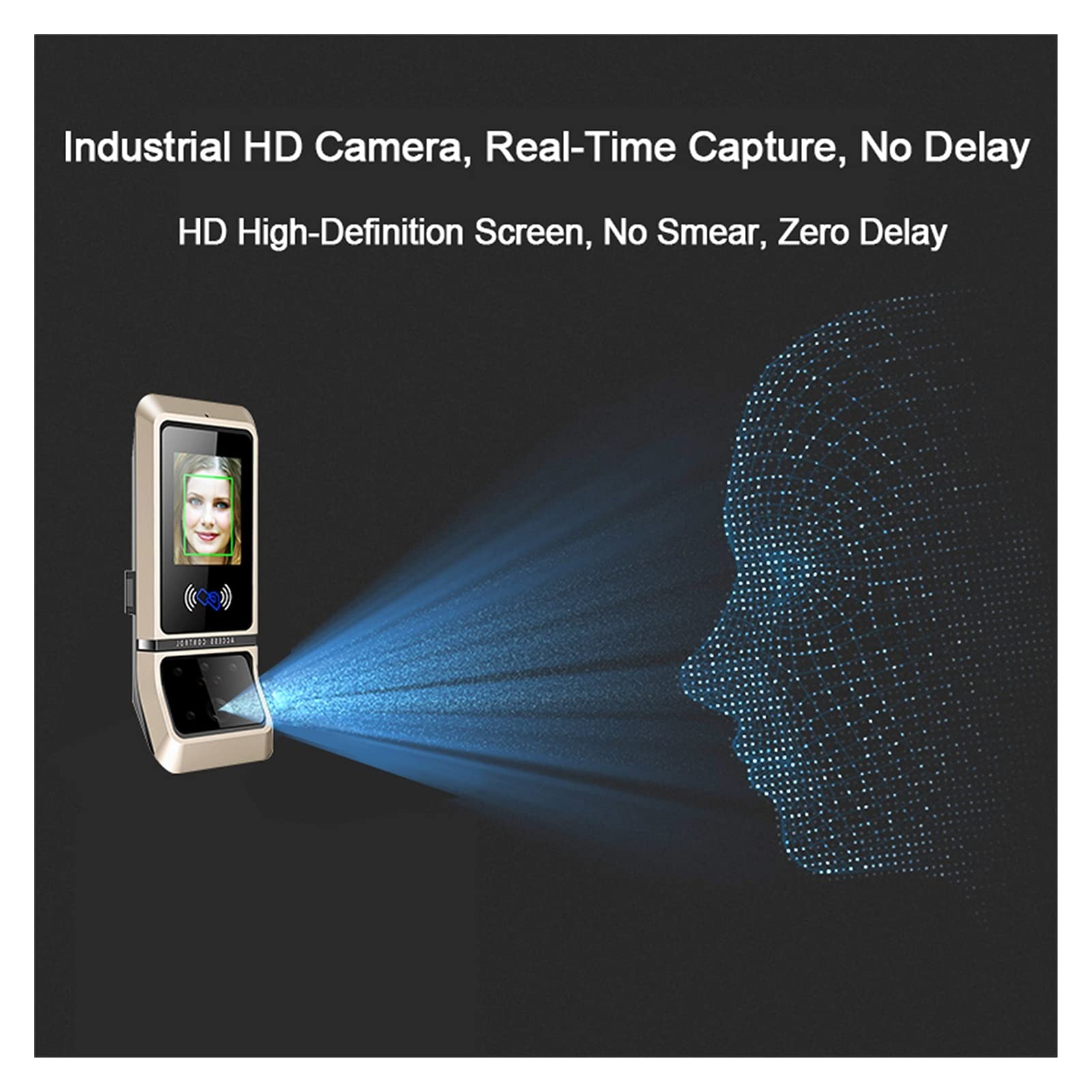 Biometric Face Recognition Time Clock - TCP/IP Employee Time Attendance System with Access Control for Small Business | Office, Retail & Warehouse Use