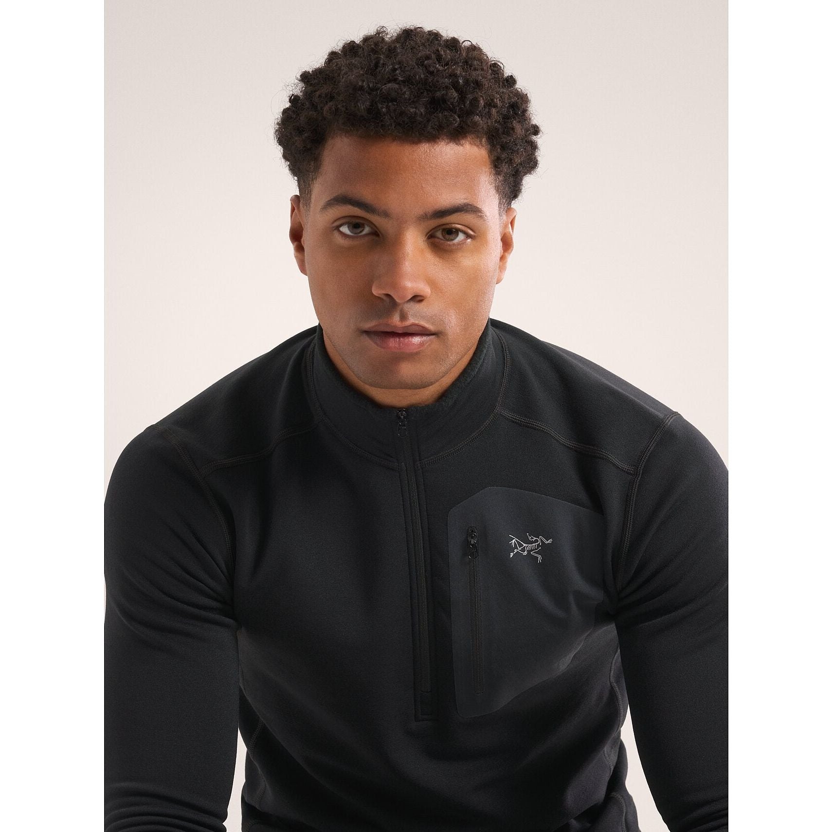 Arc'teryx Men's Rho Heavyweight Zip Neck Baselayer - Thermal Merino Wool Long Sleeve Shirt for Winter Hiking, Skiing & Outdoor Activities