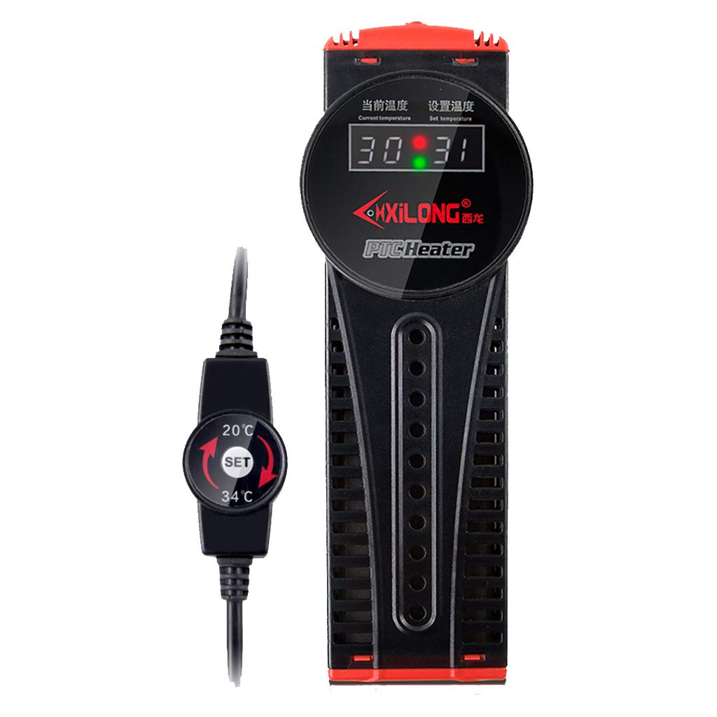 KKYG Submersible Digital Aquarium Heater with LED Display - Adjustable Temperature for Betta Fish & Turtle Tanks - External Digital Controller - Perfect for Home & Office Aquariums