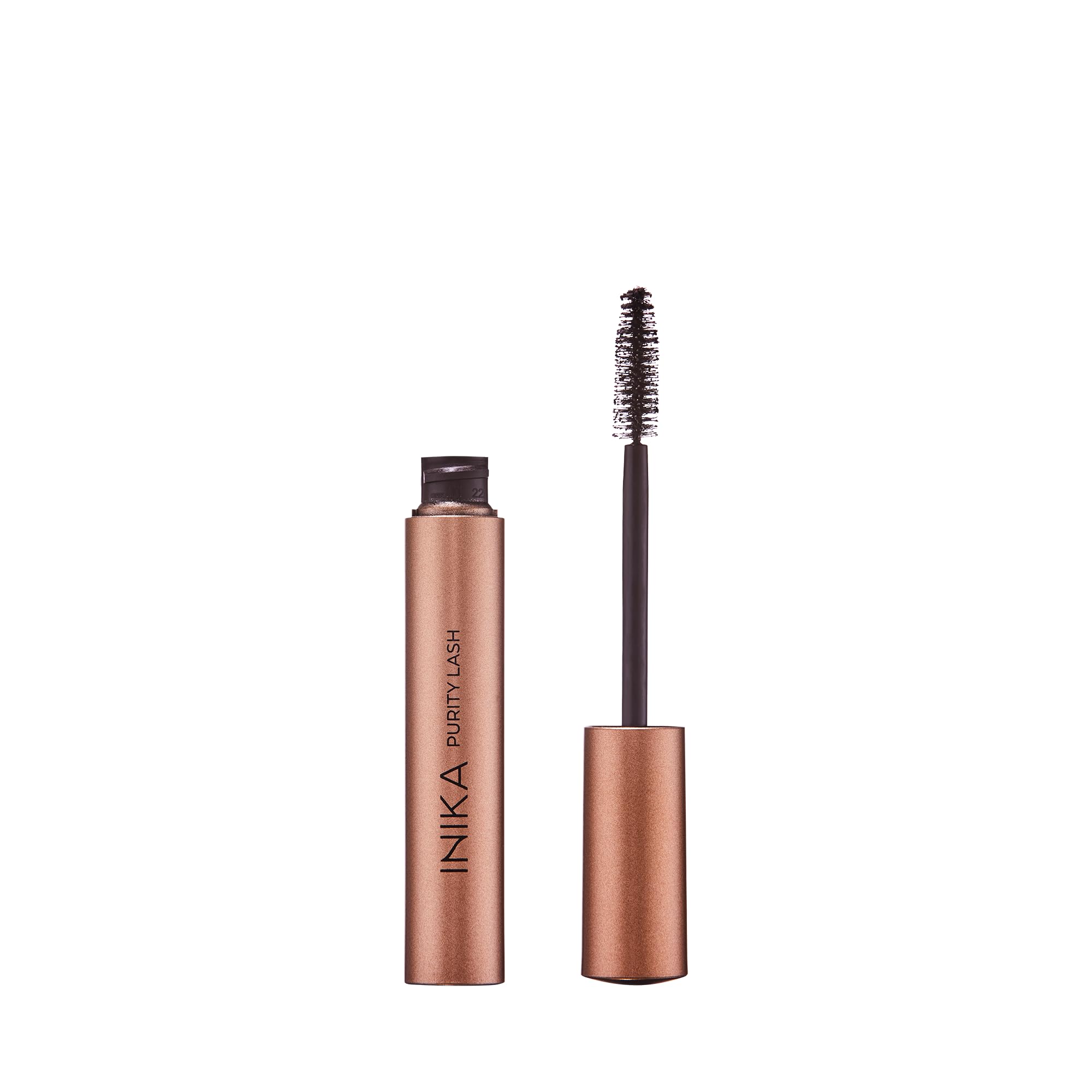 INIKA Organic Purity Lash Mascara - Vegan, Cruelty-Free, Non-Toxic Black Mascara for Sensitive Eyes | Strengthens & Promotes Lash Growth | Perfect for Daily Wear & Special Occasions
