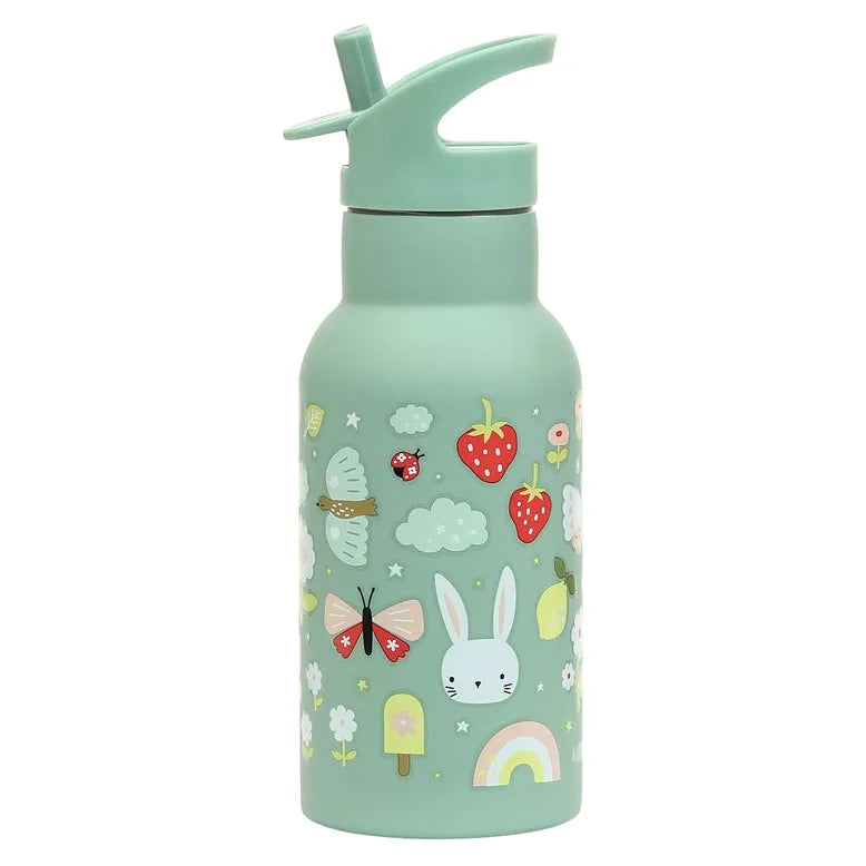Stainless Steel Kids Water Bottle - BPA Free, Leak Proof, Insulated for Hot & Cold Drinks - Perfect for School, Sports, and Outdoor Activities