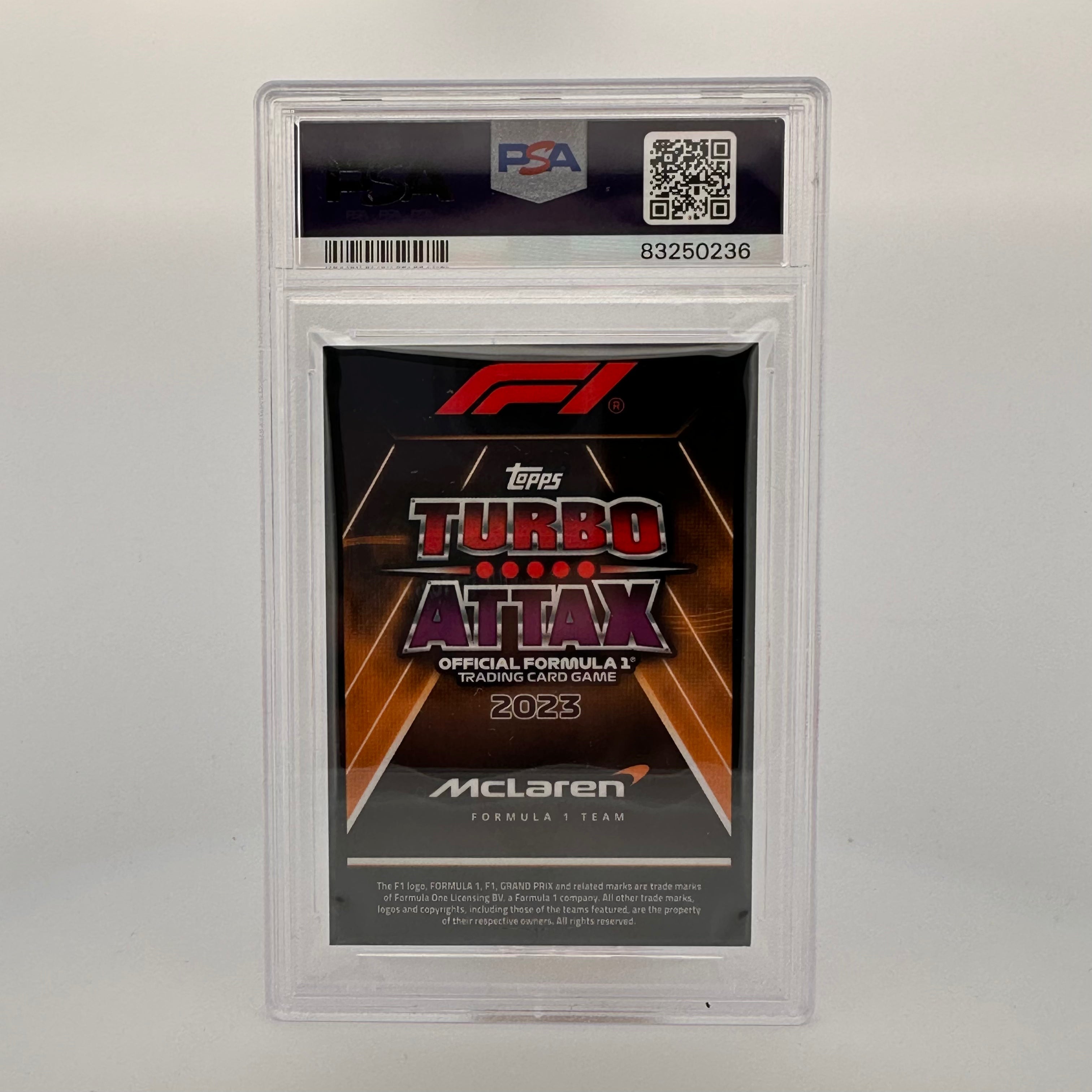 PSA 8 Graded Lando Norris #LE32Q Quartz Limited Edition Trading Card - Perfect for Collectors, Investors & Formula 1 Fans