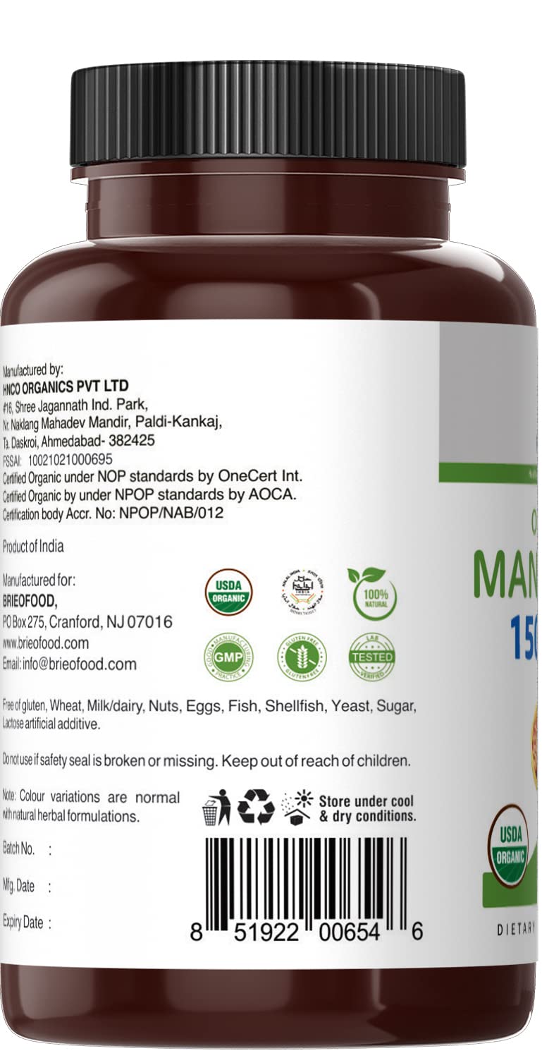 Organic Manjistha Root Extract 1500mg - 90 Vegetarian Tablets, Gluten Free, Non-GMO, 45 Servings - Supports Skin Health & Detoxification - Perfect for Daily Wellness Routine & Ayurvedic Practices