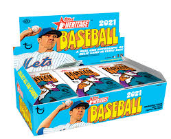 2021 Topps Heritage Baseball Hobby Box - 36 Packs with Exclusive Rookie Cards & Inserts - Perfect for Collectors, Investors, and Fantasy Baseball Enthusiasts