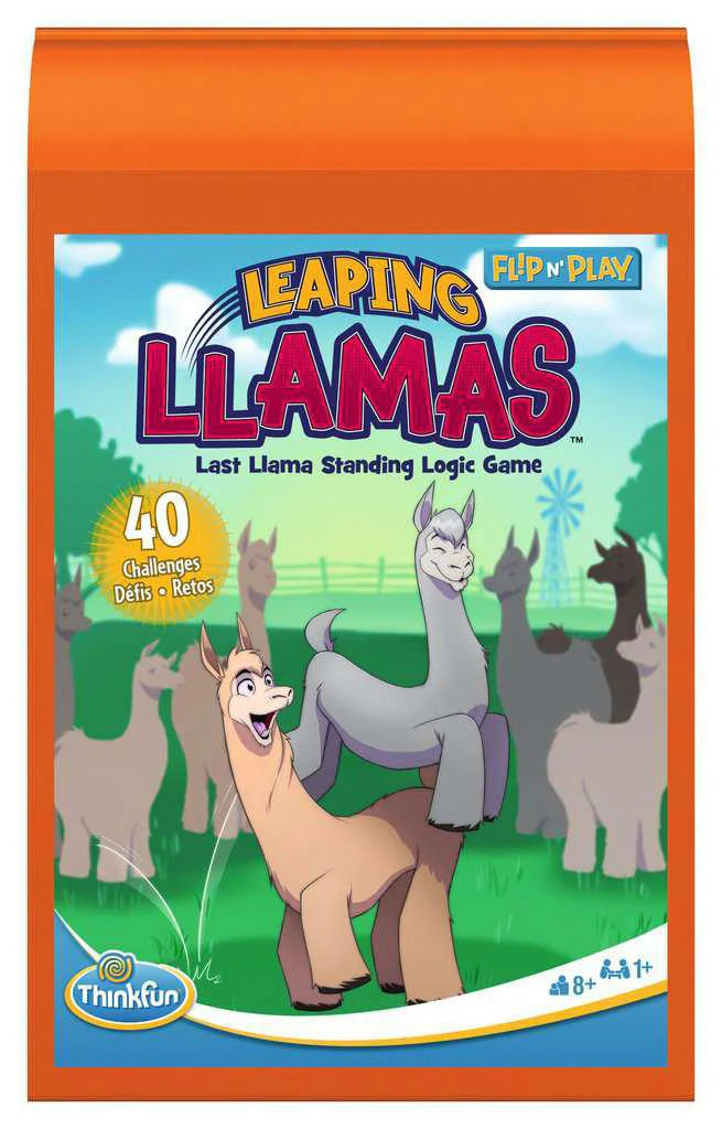 Flip N' Play: Leaping Llamas - Fun Interactive Board Game for Kids & Families | Perfect for Birthday Parties, Family Game Nights & Indoor Activities