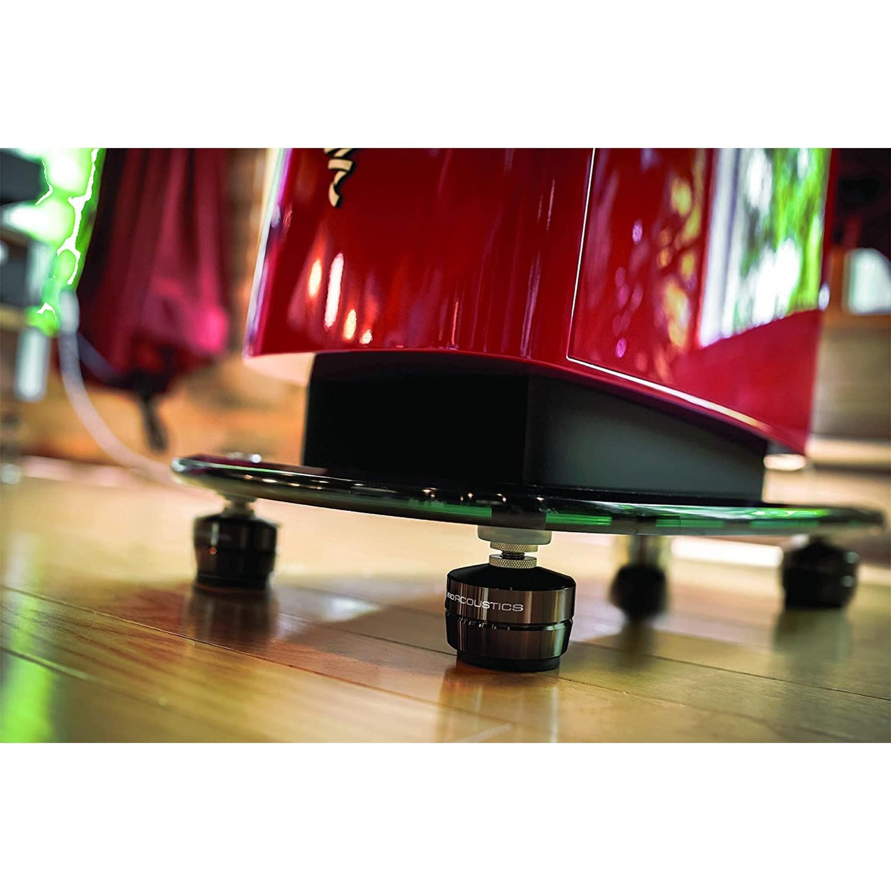 IsoAcoustics GAIA Series Speaker Isolation Feet - Set of 4 for Home Audio & Studio Monitors - Reduce Vibrations & Improve Sound Quality
