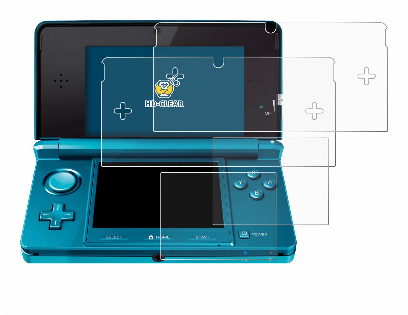 Brotect Screen Protector for Nintendo 3DS (2-Pack) - Ultra Clear Anti-Scratch Film for Enhanced Display Protection - Perfect for Gaming, Travel, and Everyday Use