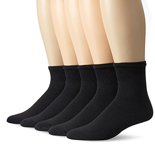 Fruit Of The Loom Men's 5 Pack Ankle Socks - Comfortable Cotton Crew Socks for Everyday Wear, Sports & Casual Outfits