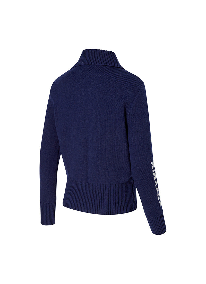 Women's Hybrid Knit Goose Down Jumper - Warm Winter Coat for Outdoor Activities & Casual Wear
