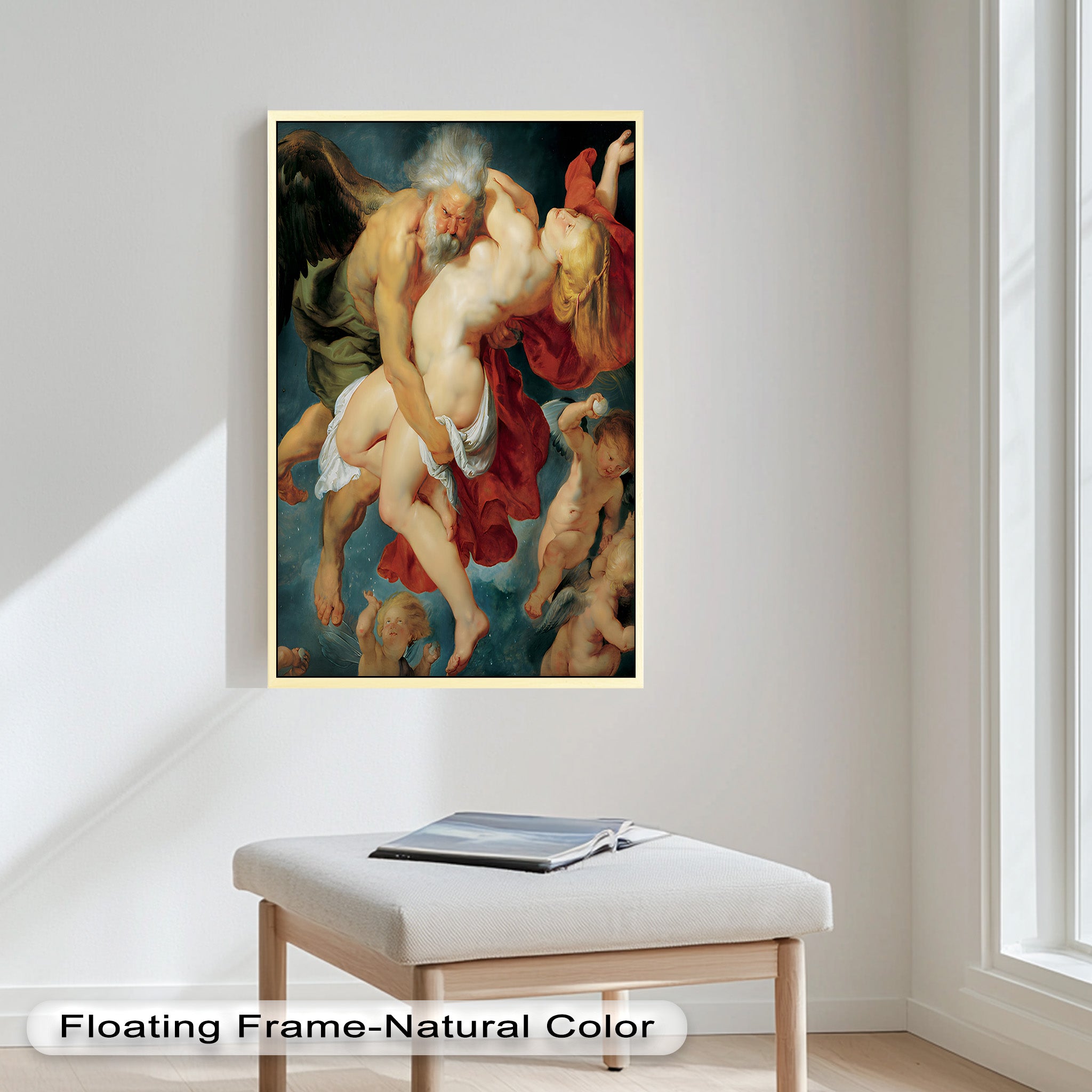 Abduction of Psyche - Mythological Renaissance Nude Oil Painting Reproduction | Classic Art Wall Decor for Living Room, Bedroom & Office