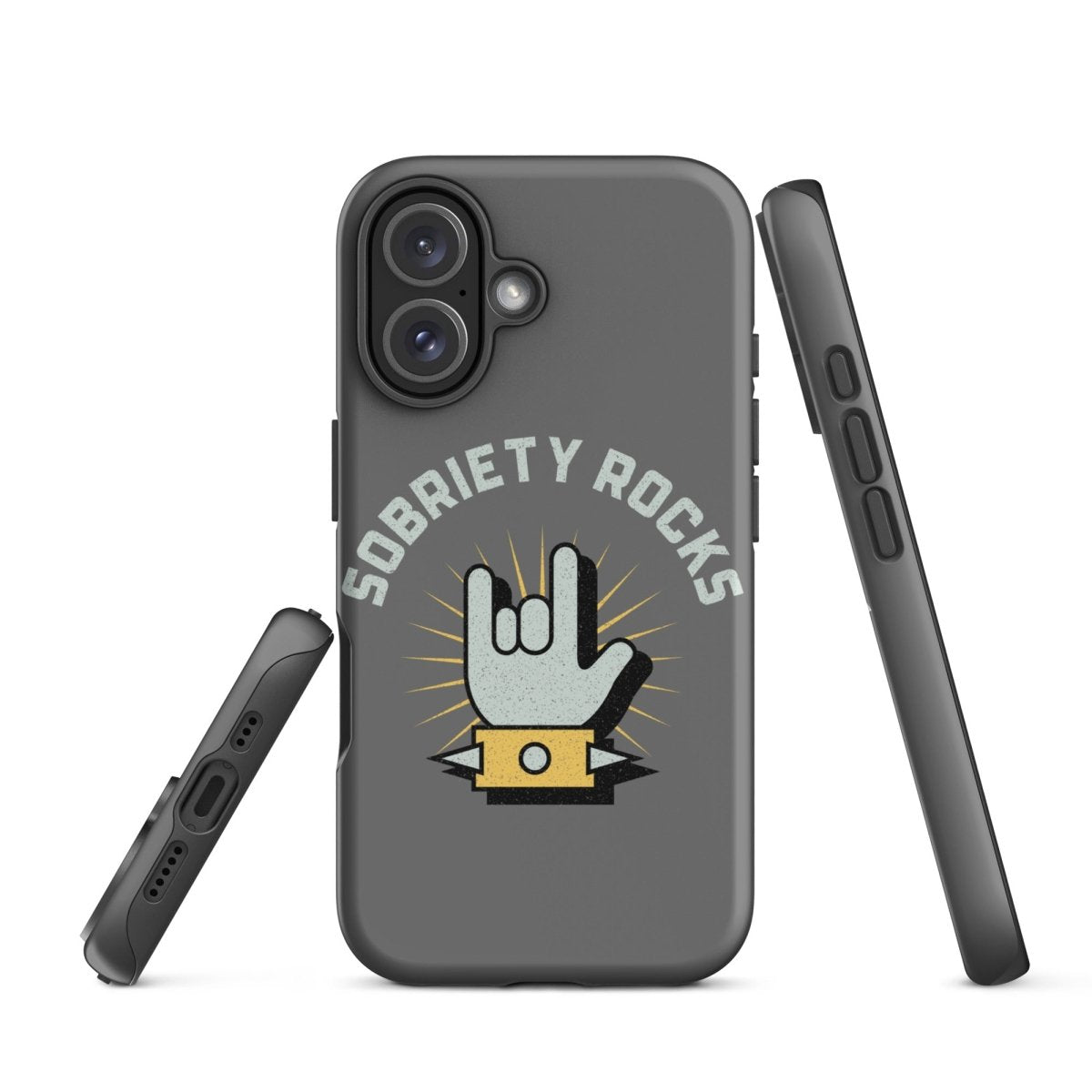 Premium Sobriety Rocks Tough Case for iPhone® - Durable Protection for Everyday Use & Outdoor Adventures