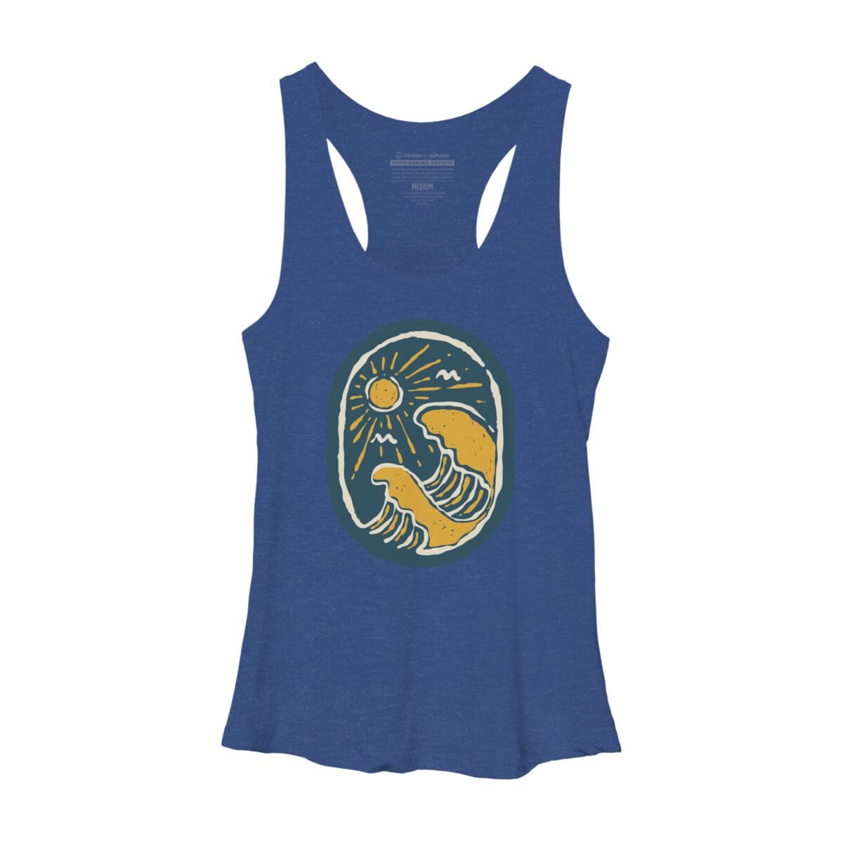 Quilimo Beauty Wave Racerback Tank Top for Women - Soft & Stylish Workout & Yoga Top - Perfect for Gym, Running & Casual Wear