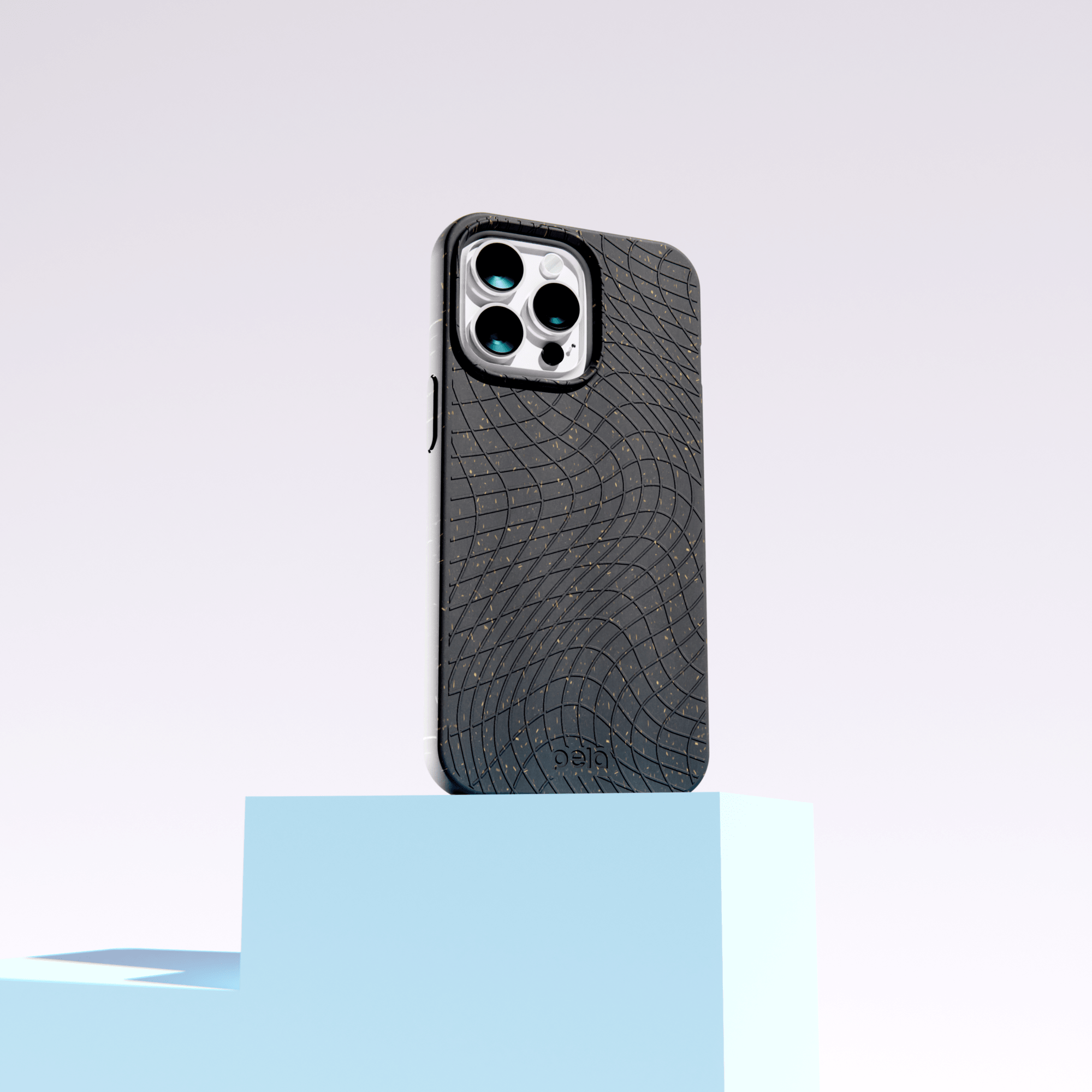 Durable Black Mesh Flex iPhone 13 Pro Case - Slim Protective Cover with Breathable Design for Everyday Use & Outdoor Activities